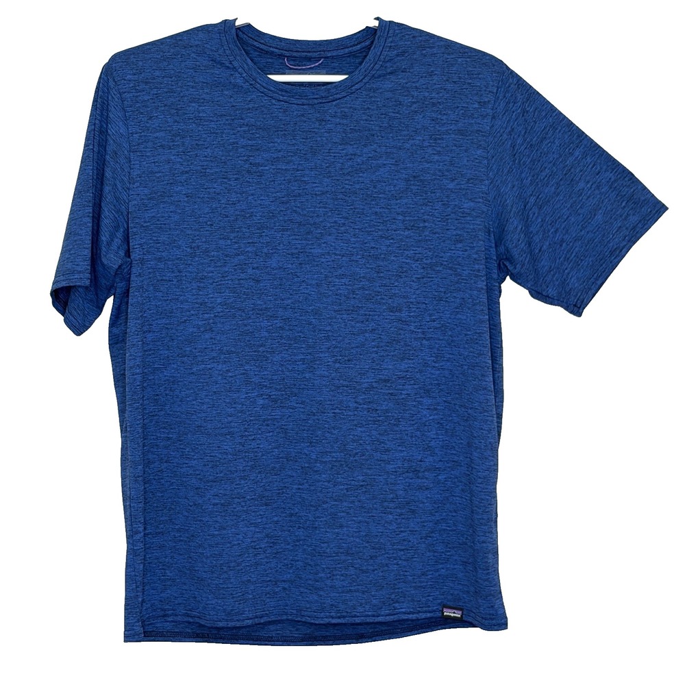 Patagonia Capilene Cool Daily T-Shirt Mens Medium Dark Blue Short Sleeve Active